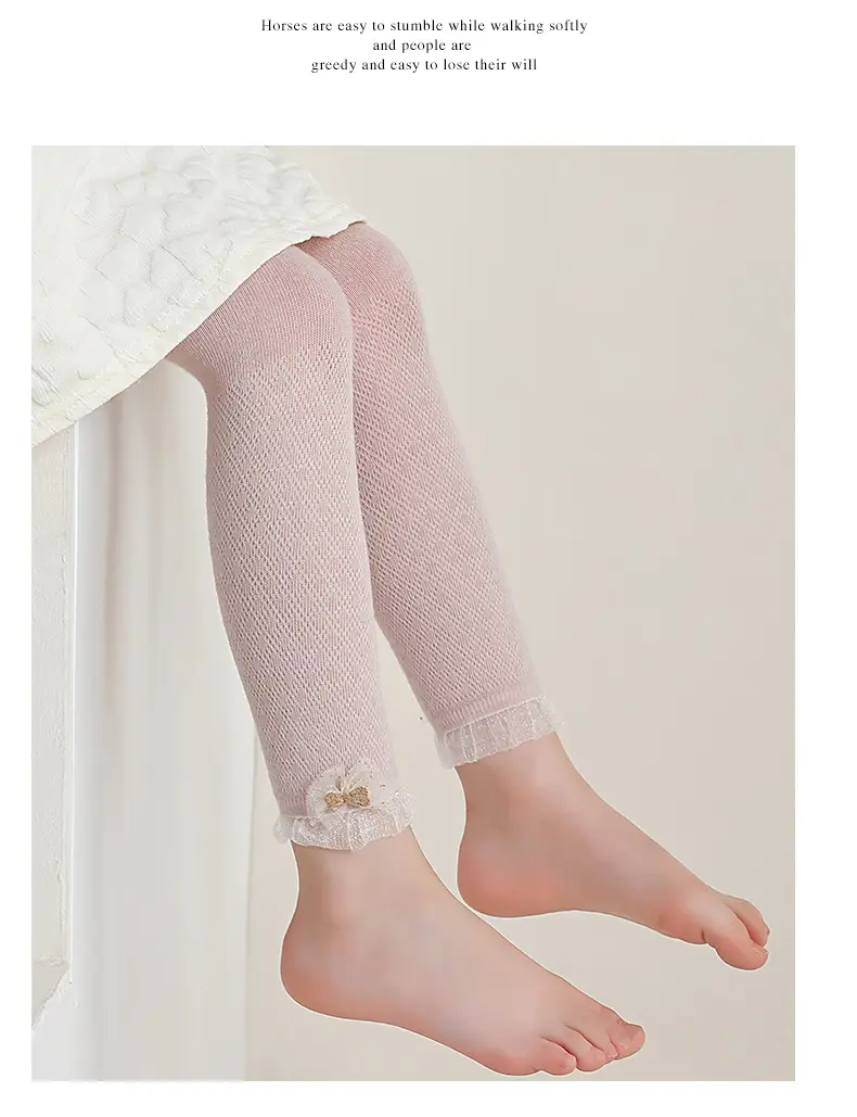 Summer Anti-Mosquito Mesh Pants for Girls Ankle Length — feature 16