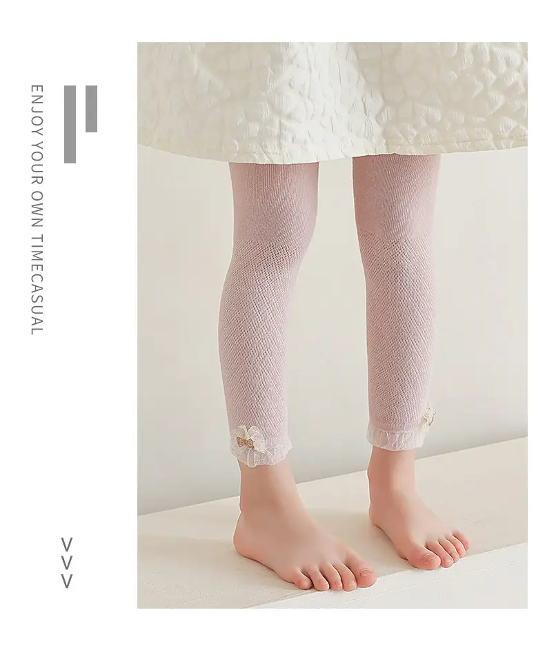 Summer Anti-Mosquito Mesh Pants for Girls Ankle Length — feature 17