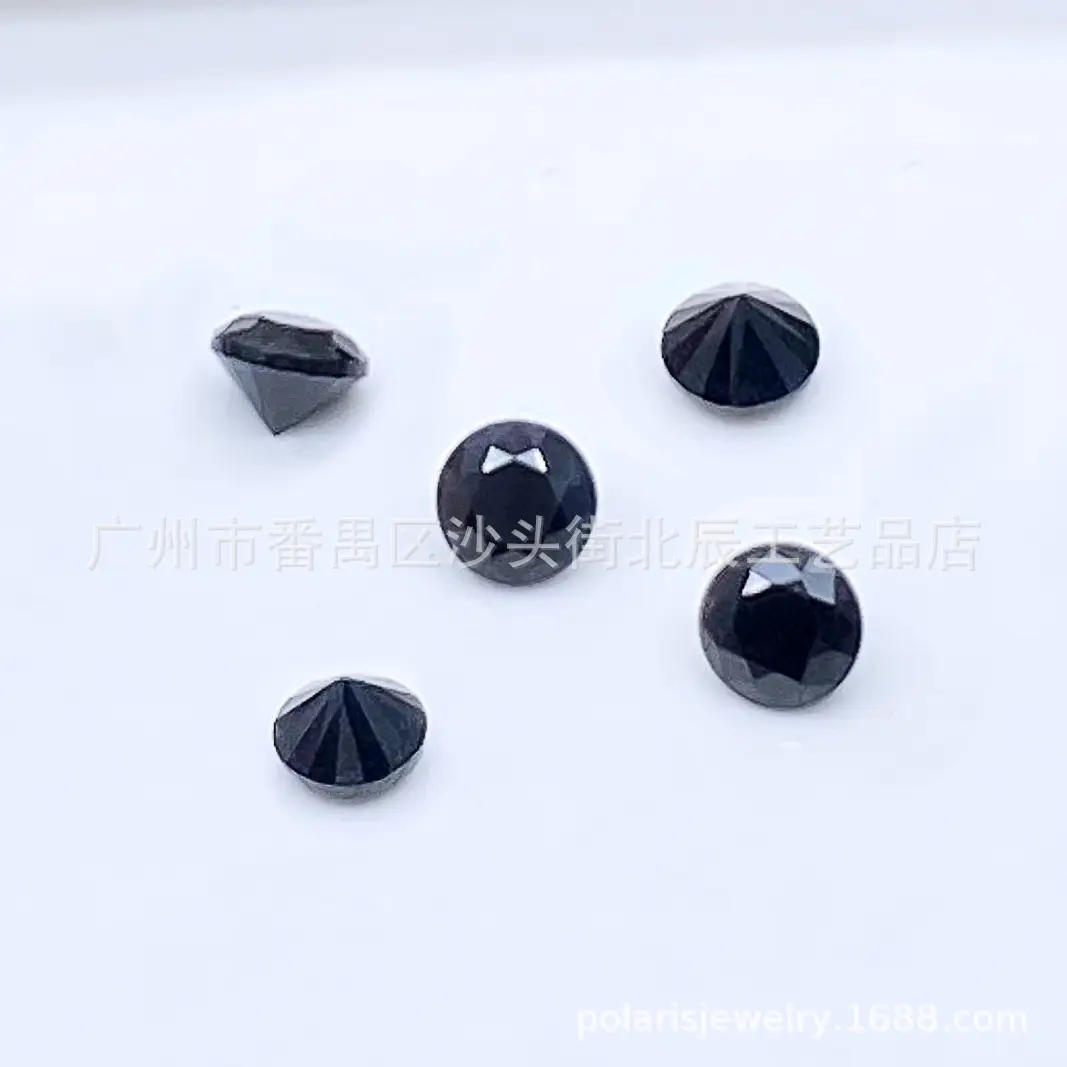 Natural Black Blue Round Gemstone Beads 1.0mm-6.0mm - Image 5