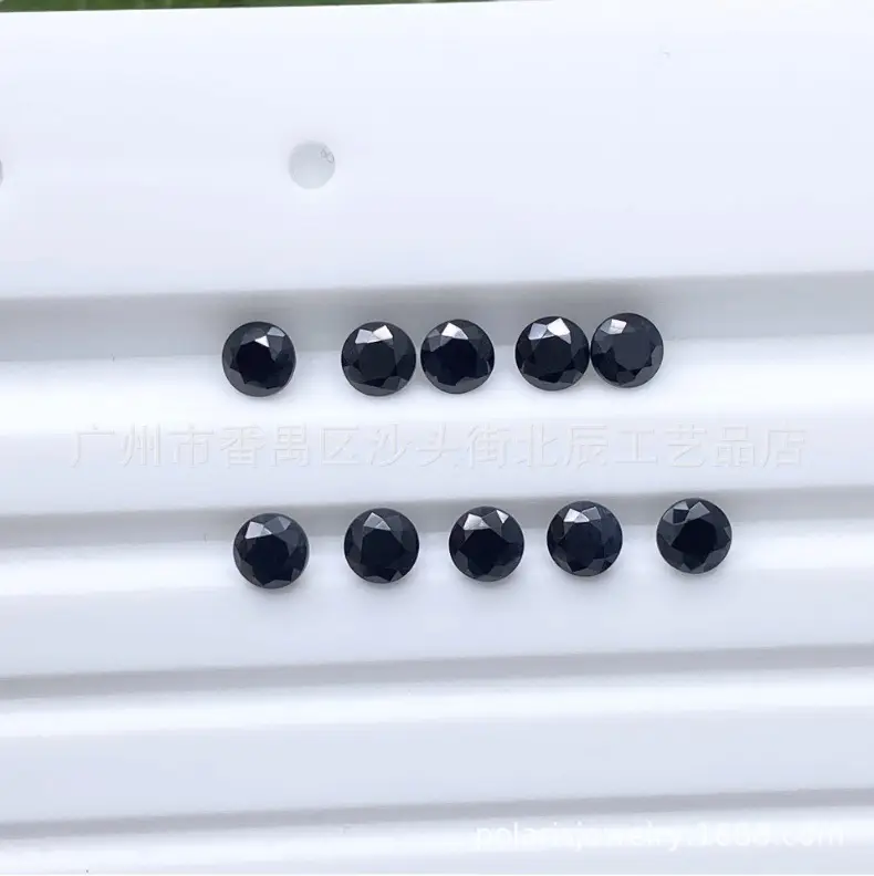 Natural Black Blue Round Gemstone Beads 1.0mm-6.0mm — feature 5