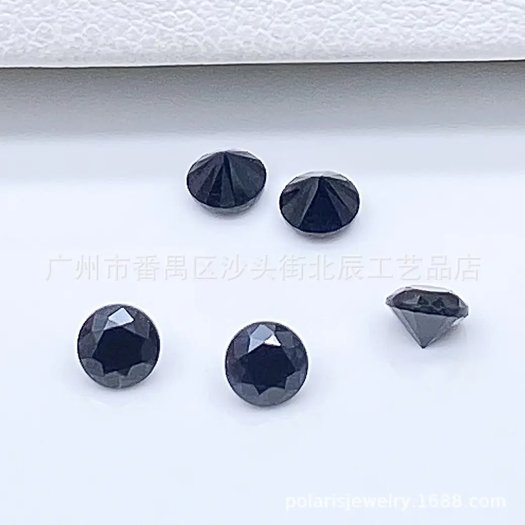 Natural Black Blue Round Gemstone Beads 1.0mm-6.0mm — feature 7