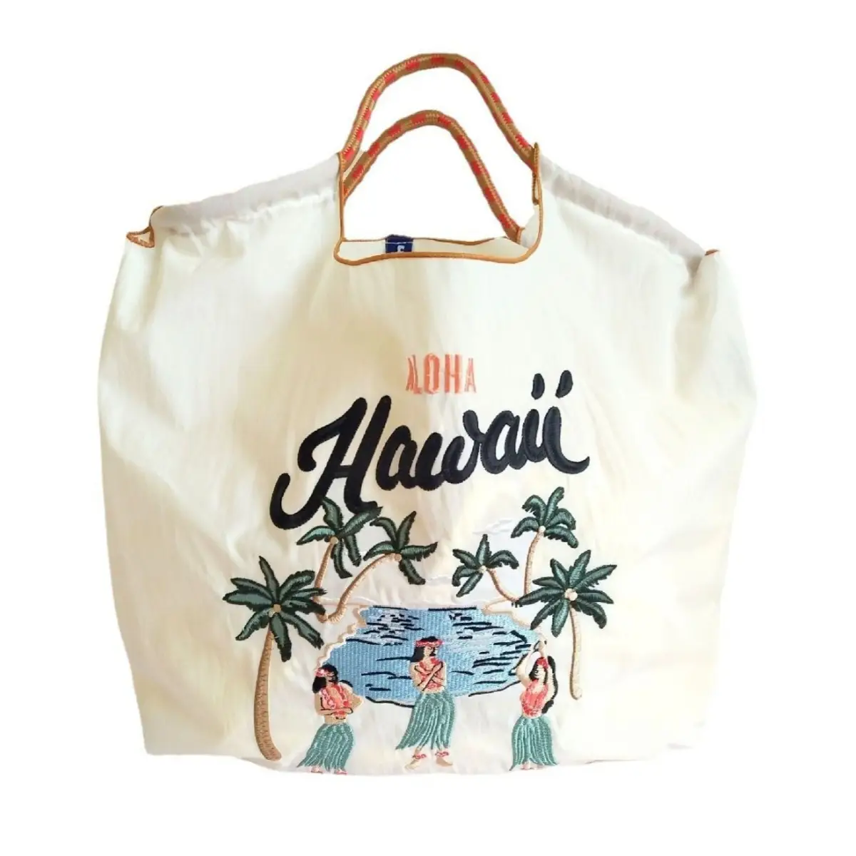 Pink Embroidered Ball & Chain Shopping Bag - Image 18