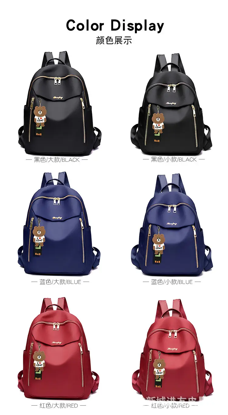 Blue K-Style Backpack for Women 2024 New Trendy — feature 17