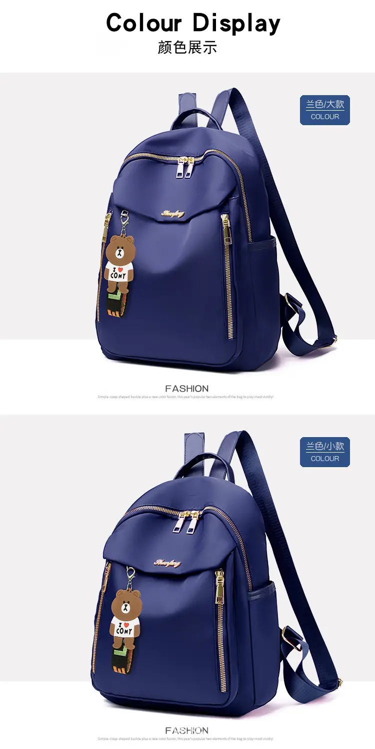 Blue K-Style Backpack for Women 2024 New Trendy — feature 18