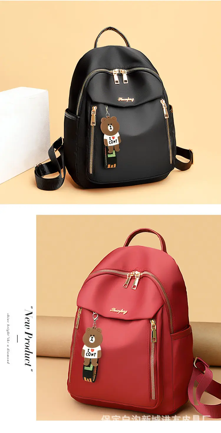 Blue K-Style Backpack for Women 2024 New Trendy — feature 9
