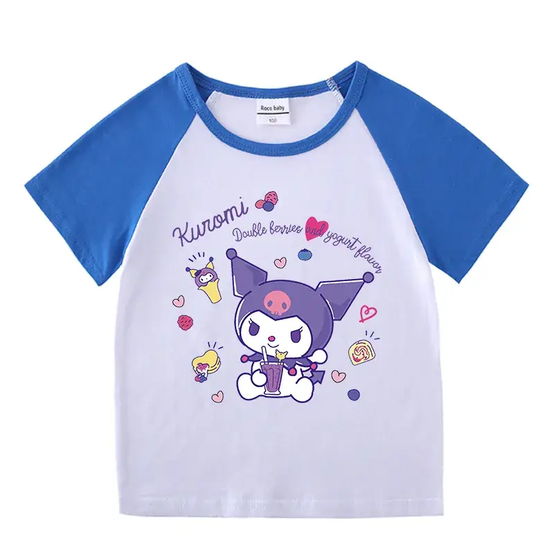 Pink Cartoon Short Shorts for Boys Girls Summer Casual Set - Image 11