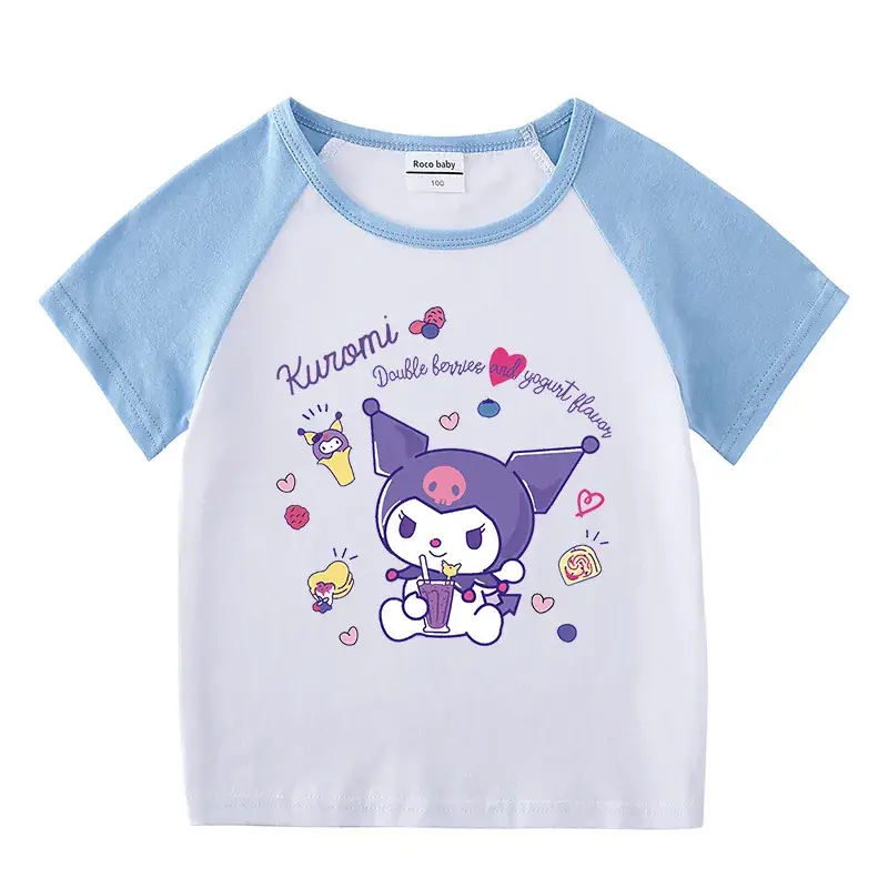 Pink Cartoon Short Shorts for Boys Girls Summer Casual Set - Image 13