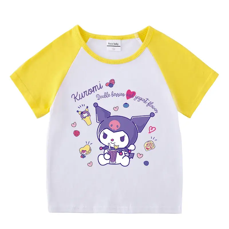 Pink Cartoon Short Shorts for Boys Girls Summer Casual Set - Image 14