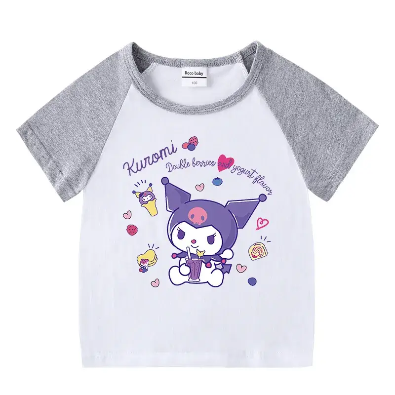 Pink Cartoon Short Shorts for Boys Girls Summer Casual Set - Image 16