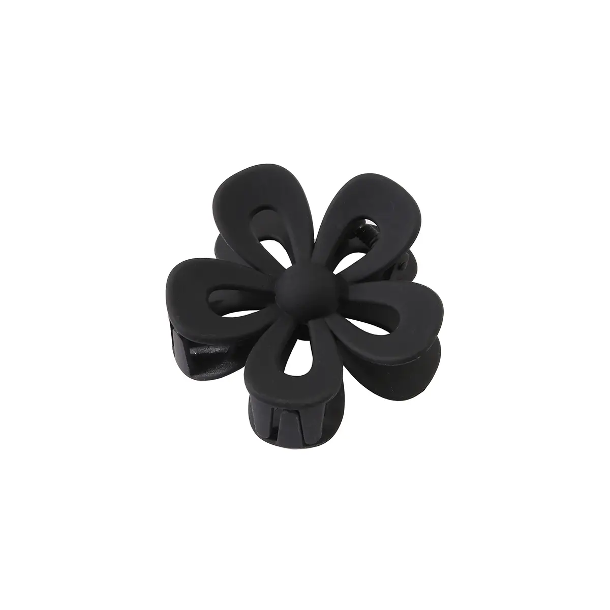 Hollow Flower Hair Clip White Acrylic Women's Back Clip - Image 15
