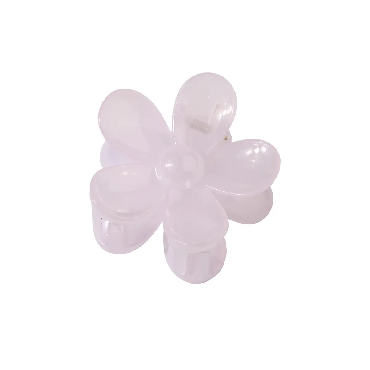 Hollow Flower Hair Clip White Acrylic Women's Back Clip - Image 31