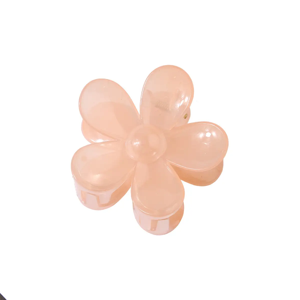 Hollow Flower Hair Clip White Acrylic Women's Back Clip - Image 35