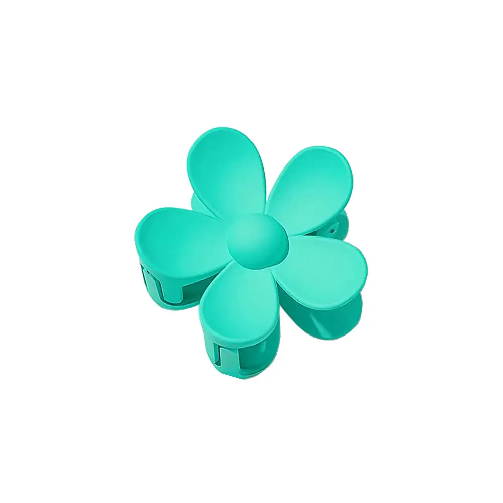 Hollow Flower Hair Clip White Acrylic Women's Back Clip - Image 37