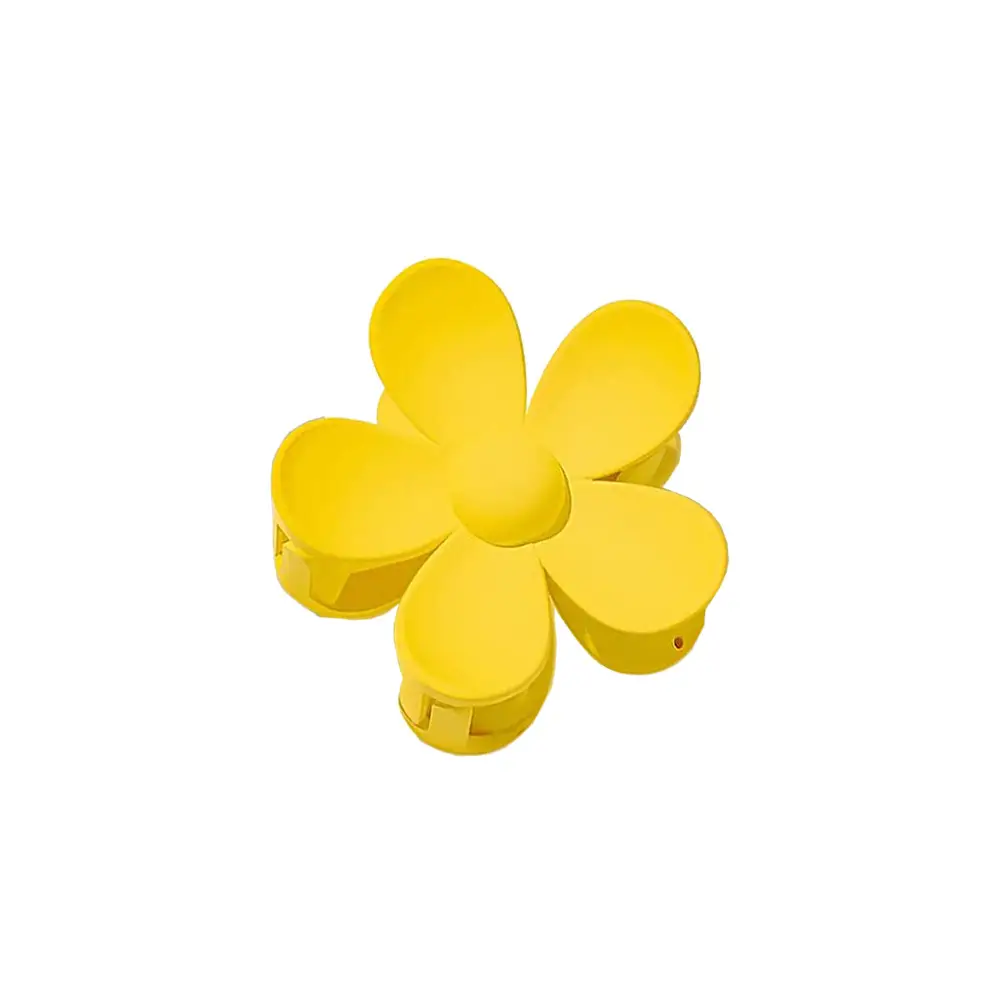Hollow Flower Hair Clip White Acrylic Women's Back Clip - Image 38