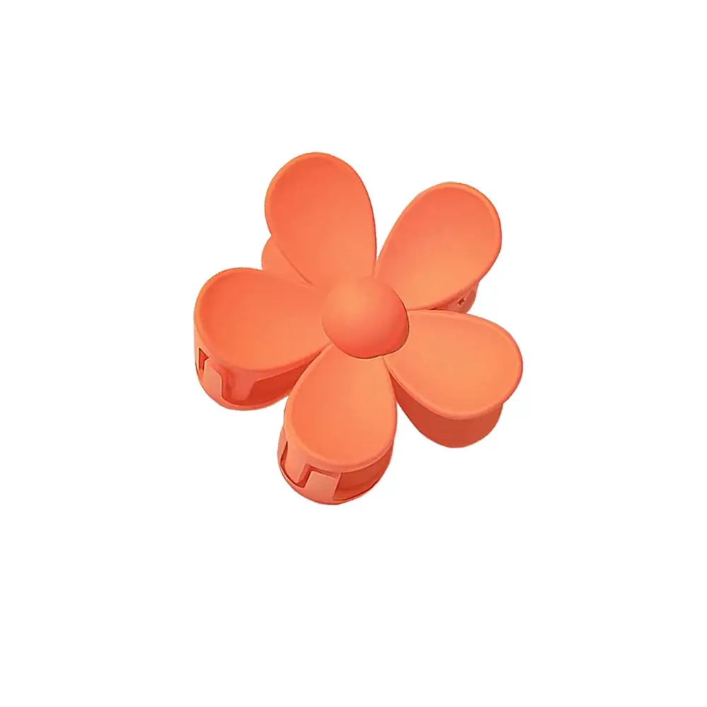 Hollow Flower Hair Clip White Acrylic Women's Back Clip - Image 39