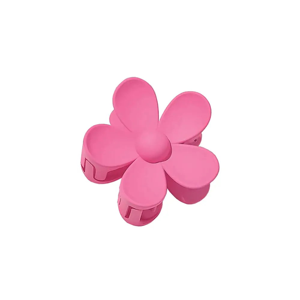 Hollow Flower Hair Clip White Acrylic Women's Back Clip - Image 40