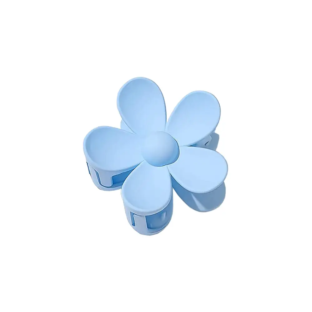 Hollow Flower Hair Clip White Acrylic Women's Back Clip - Image 41