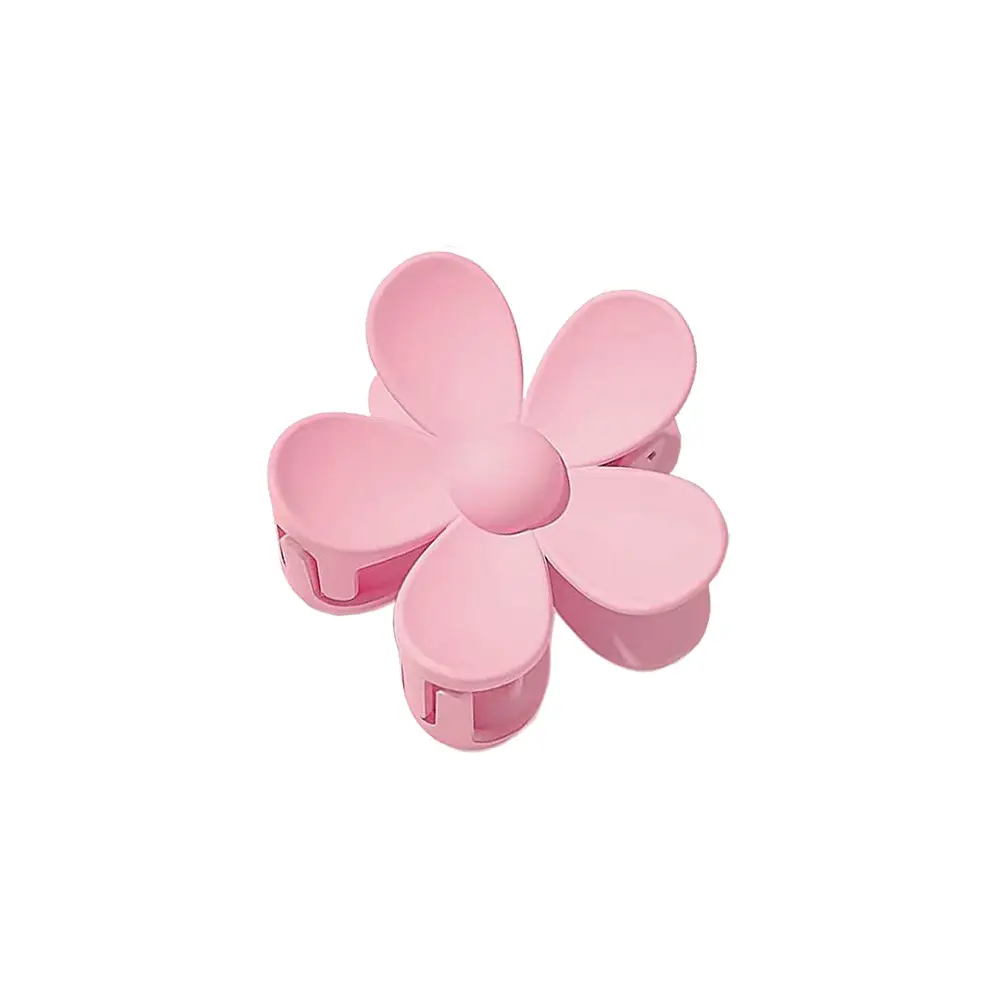Hollow Flower Hair Clip White Acrylic Women's Back Clip - Image 43