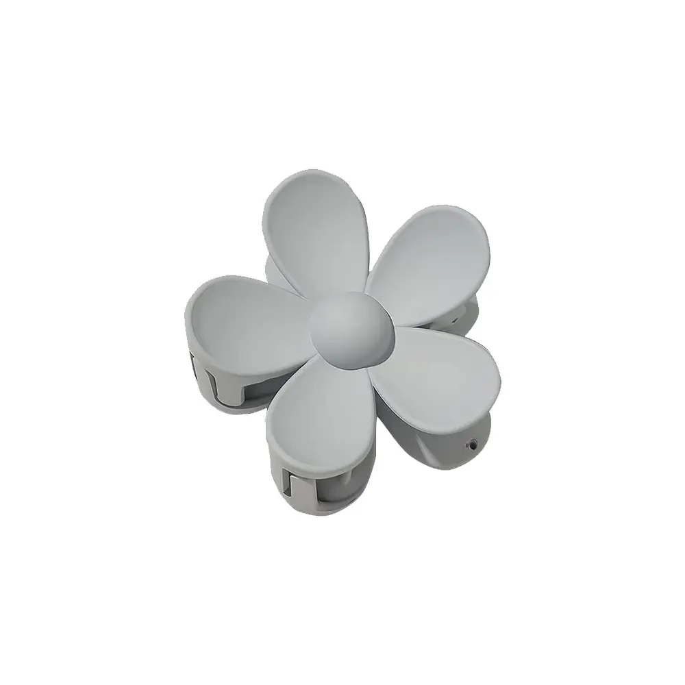 Hollow Flower Hair Clip White Acrylic Women's Back Clip - Image 45