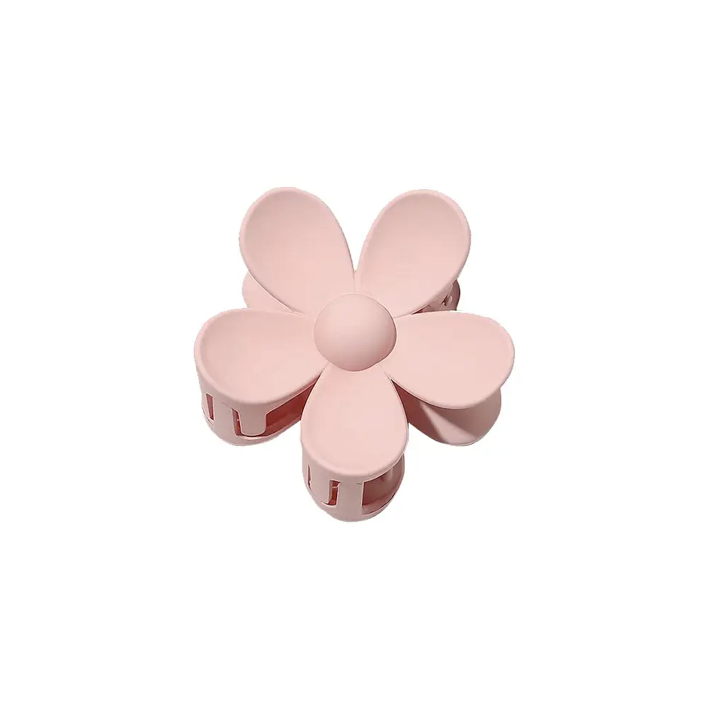 Hollow Flower Hair Clip White Acrylic Women's Back Clip - Image 46