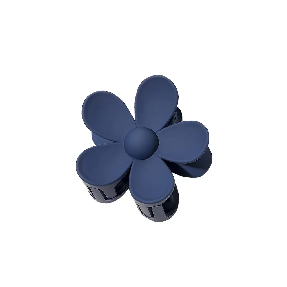 Hollow Flower Hair Clip White Acrylic Women's Back Clip - Image 48