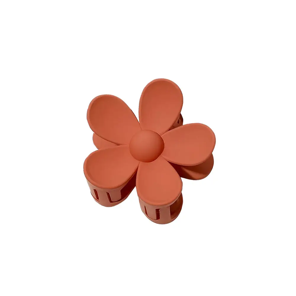 Hollow Flower Hair Clip White Acrylic Women's Back Clip - Image 52