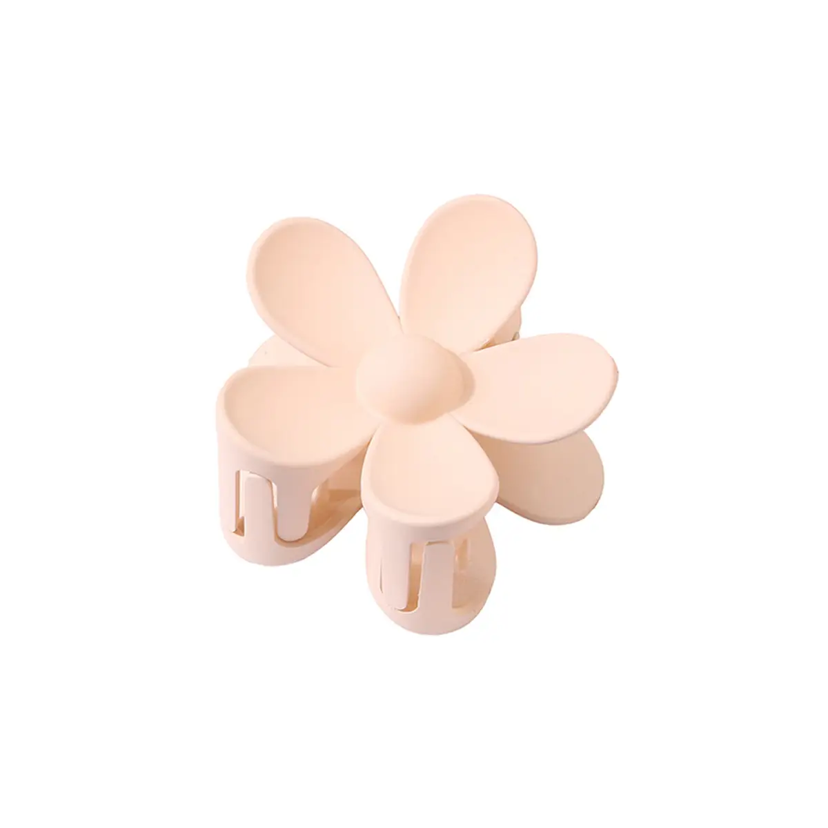Hollow Flower Hair Clip White Acrylic Women's Back Clip - Image 53