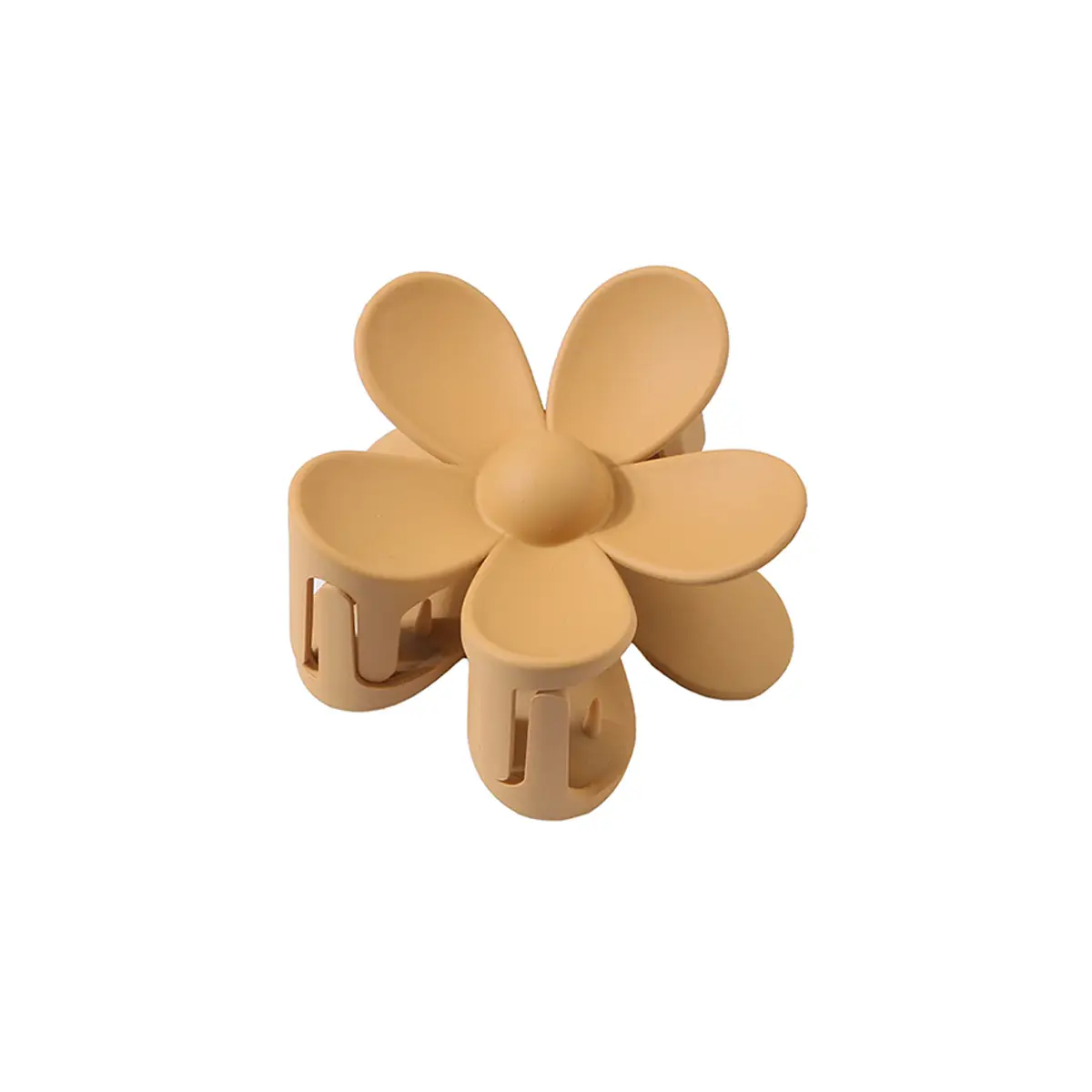 Hollow Flower Hair Clip White Acrylic Women's Back Clip - Image 54