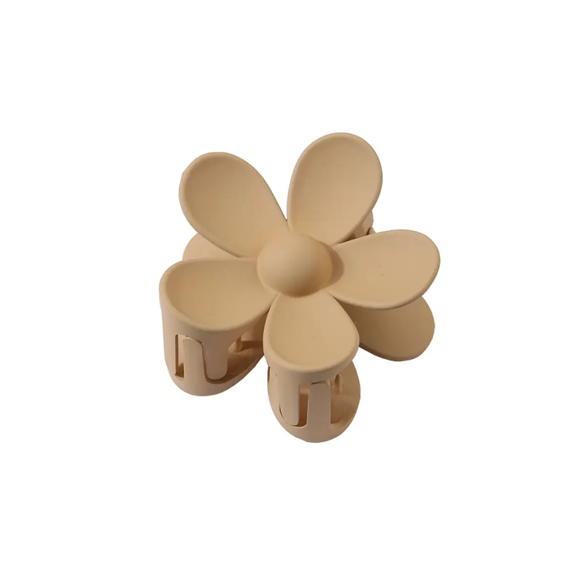 Hollow Flower Hair Clip White Acrylic Women's Back Clip - Image 55