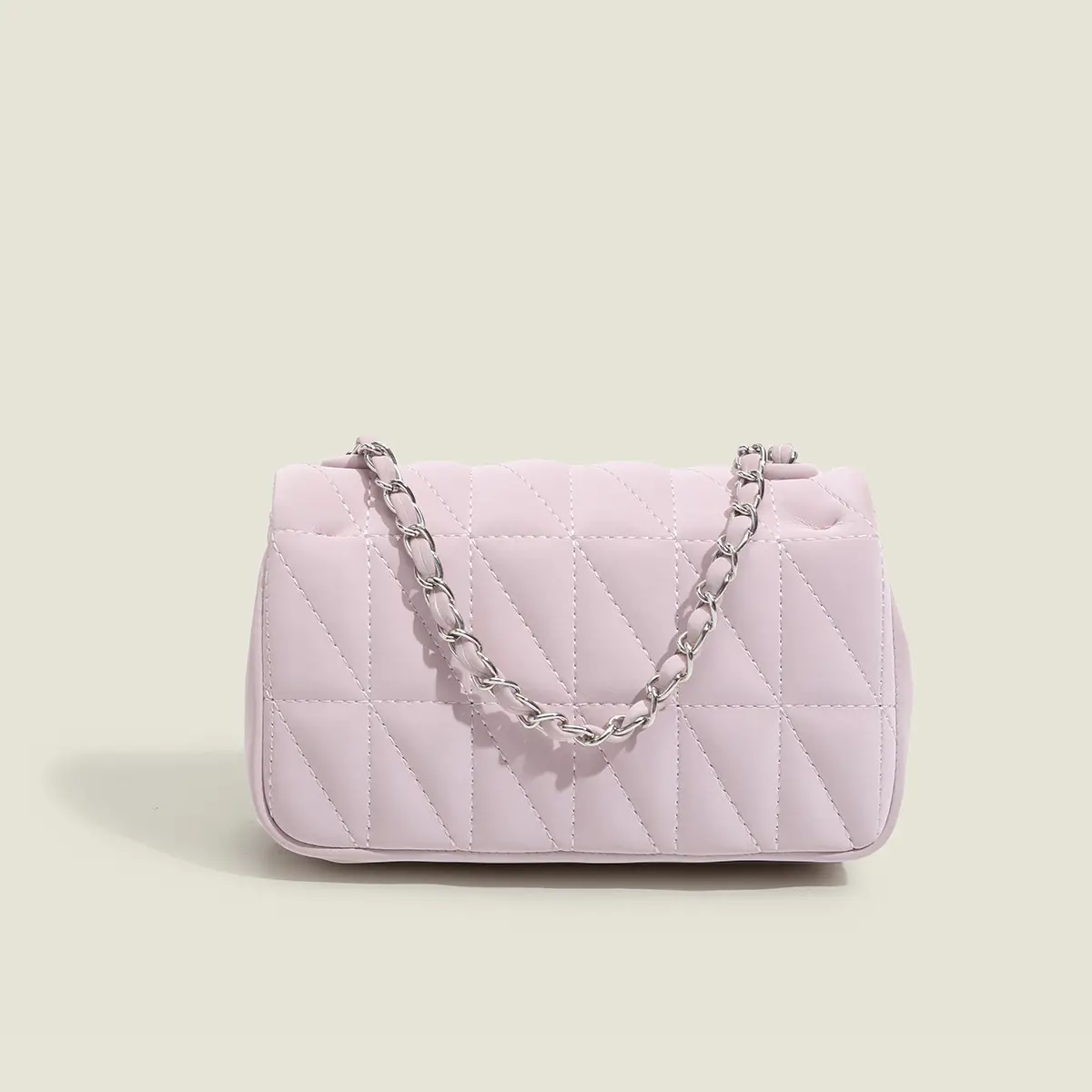 Pink Quilted Crossbody Bag for Women 2026
