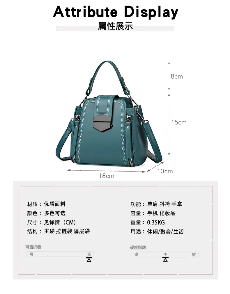 Green Shoulder Crossbody Bag for Women 2025 — feature 6