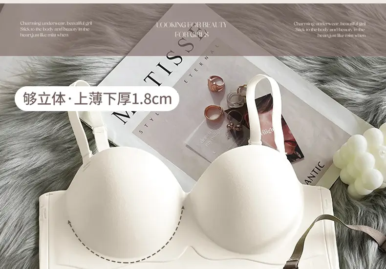 Push-Up Bra for Small Breasts, No Underwire, Soft Support, Anti-Sagging — feature 16