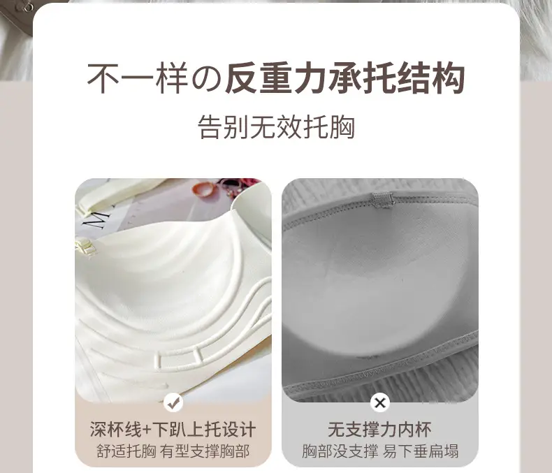 Push-Up Bra for Small Breasts, No Underwire, Soft Support, Anti-Sagging — feature 18
