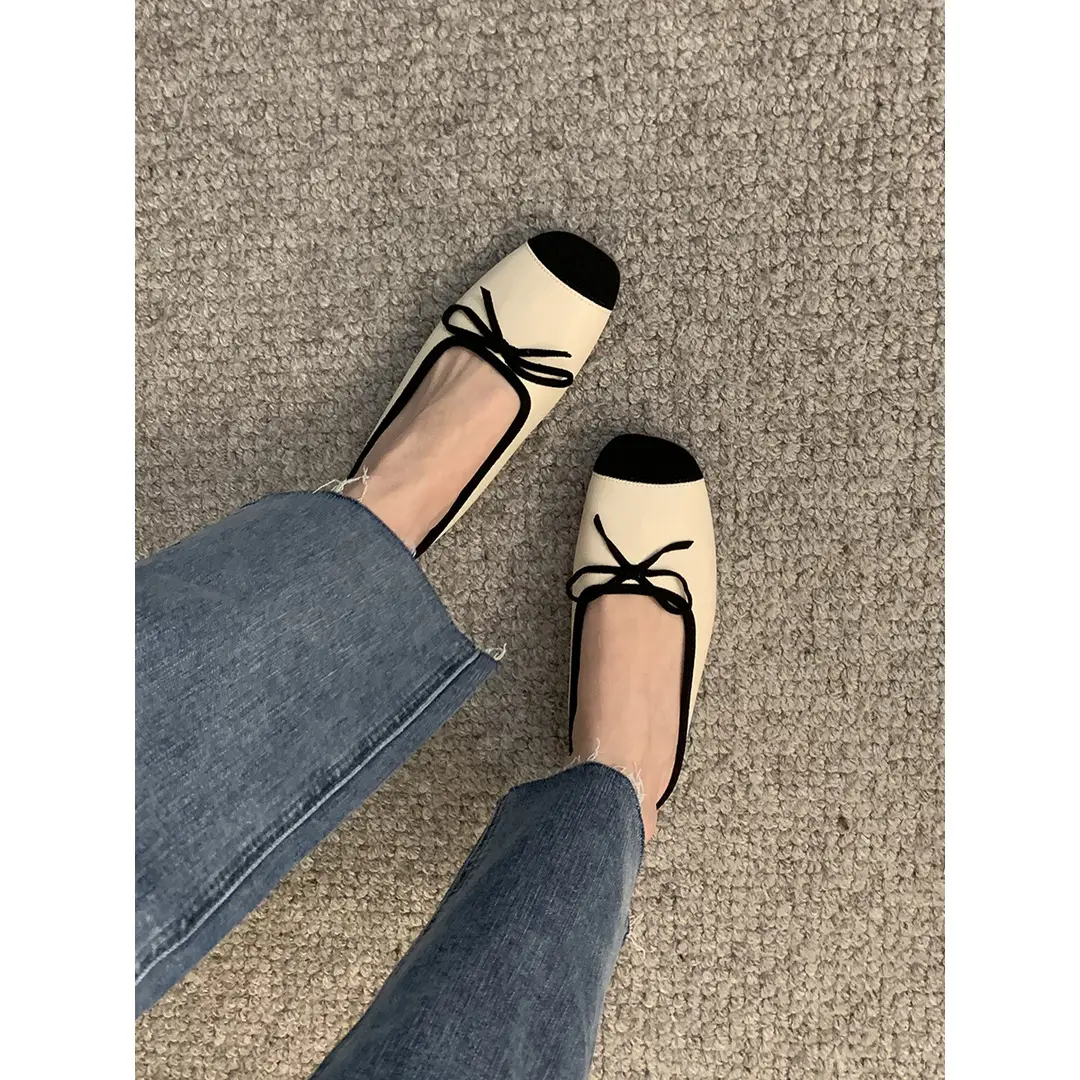 Closed toe half slippers women's 2023 new spring Chanel style gentle fairy Muller shoes Women's Flat lazy sandals - Image 7