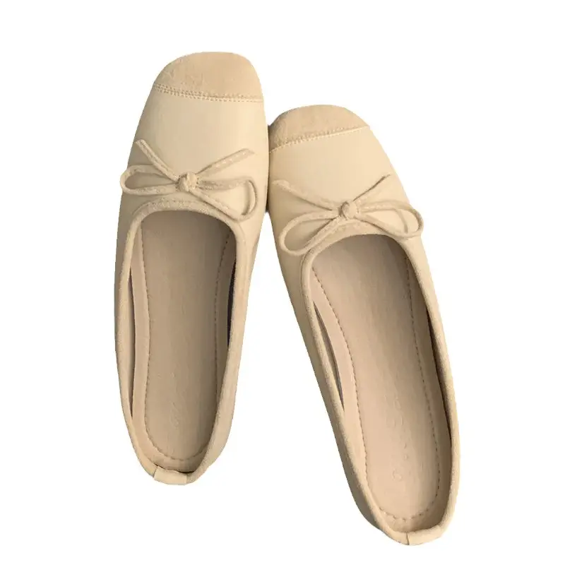 Closed toe half slippers women's 2023 new spring Chanel style gentle fairy Muller shoes Women's Flat lazy sandals - Image 9