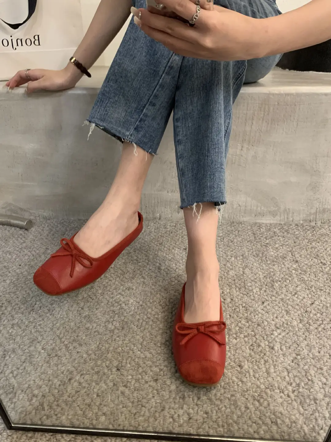 Closed toe half slippers women's 2023 new spring Chanel style gentle fairy Muller shoes Women's Flat lazy sandals — feature 11