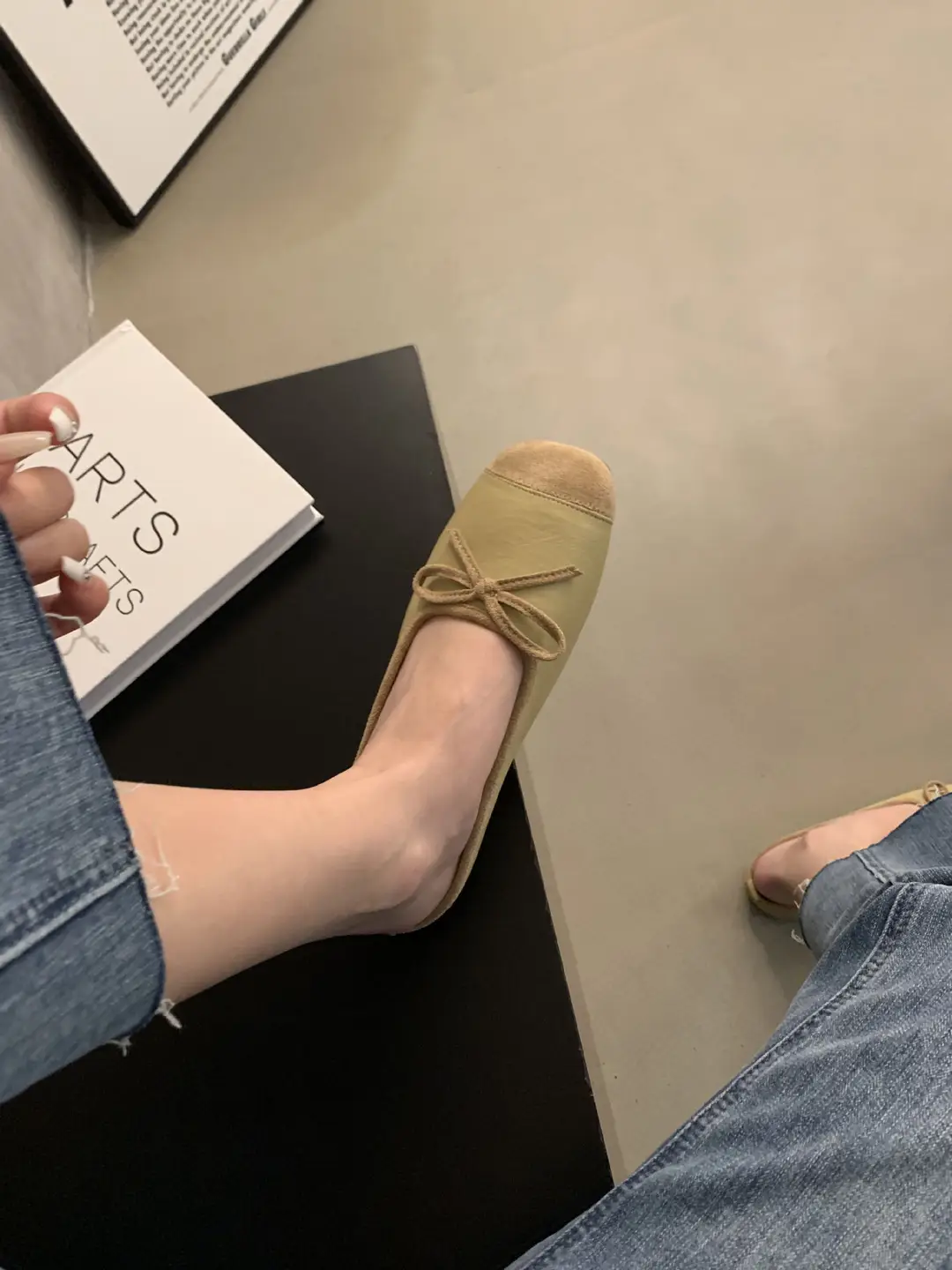 Closed toe half slippers women's 2023 new spring Chanel style gentle fairy Muller shoes Women's Flat lazy sandals — feature 17