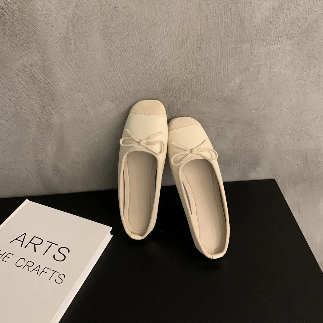 Closed toe half slippers women's 2023 new spring Chanel style gentle fairy Muller shoes Women's Flat lazy sandals — feature 21