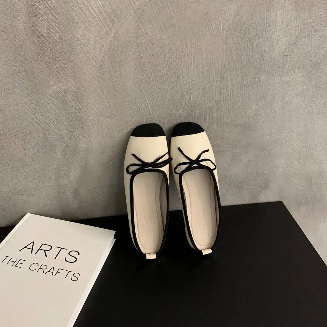Closed toe half slippers women's 2023 new spring Chanel style gentle fairy Muller shoes Women's Flat lazy sandals — feature 28