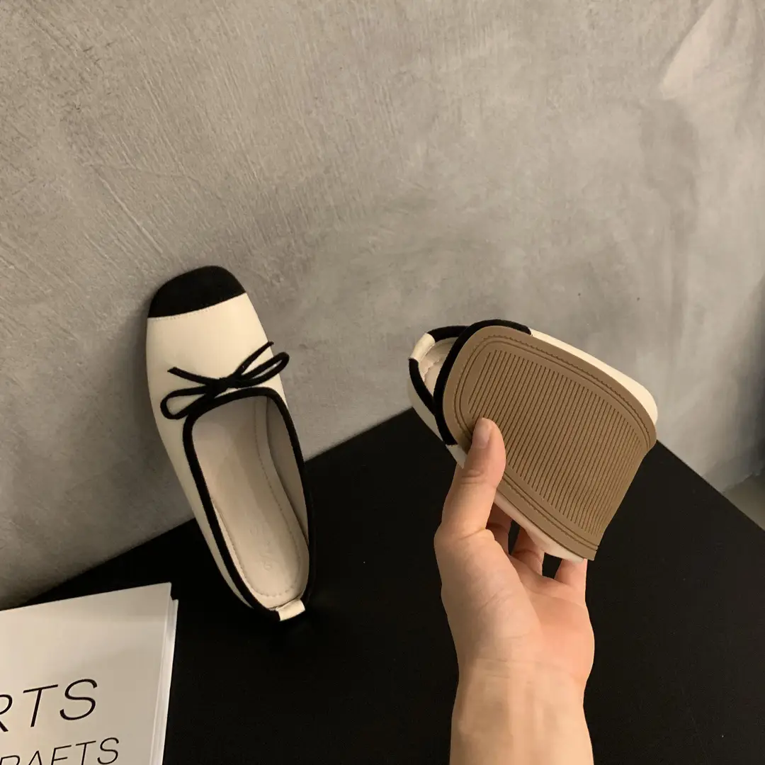 Closed toe half slippers women's 2023 new spring Chanel style gentle fairy Muller shoes Women's Flat lazy sandals — feature 30