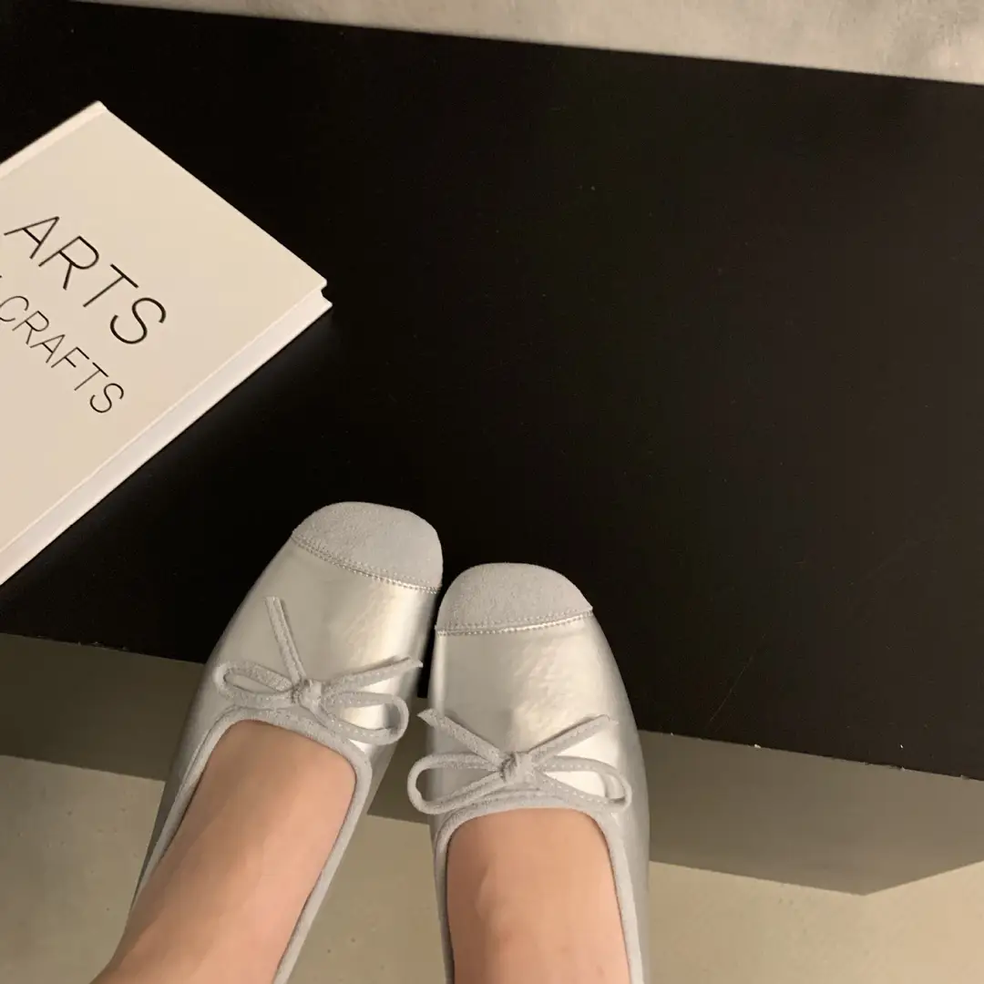 Closed toe half slippers women's 2023 new spring Chanel style gentle fairy Muller shoes Women's Flat lazy sandals — feature 7