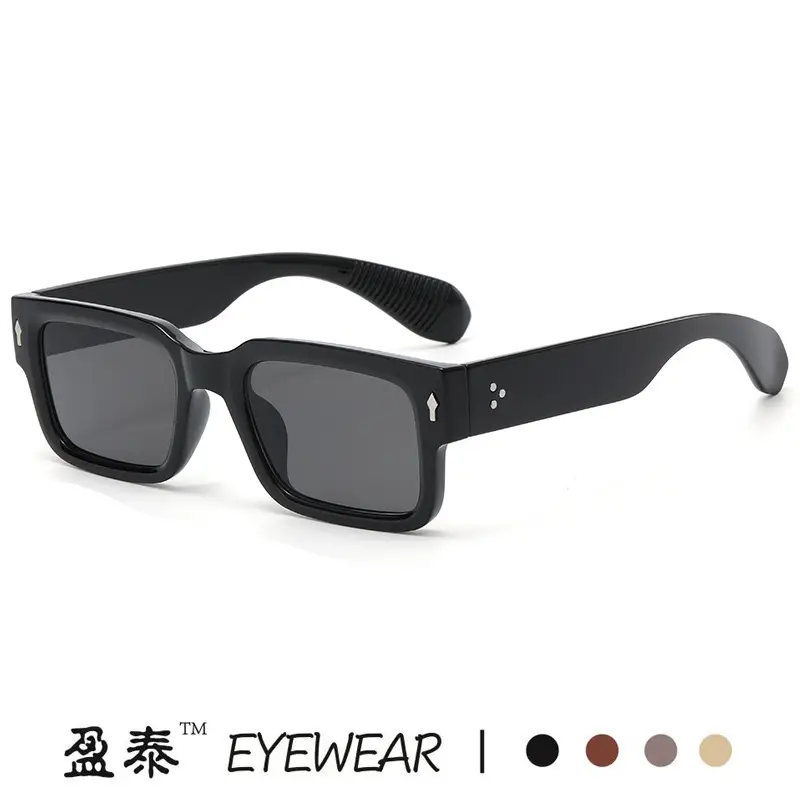 Black Square Sunglasses for Men Women Retro Cross-Border - Image 9