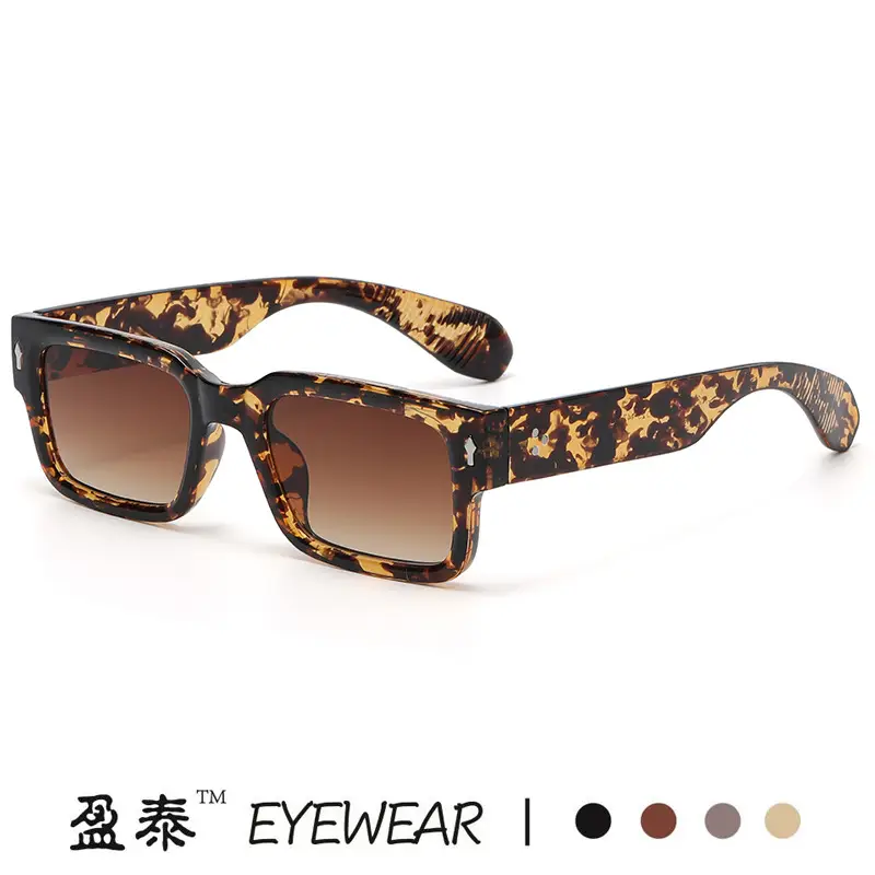Black Square Sunglasses for Men Women Retro Cross-Border - Image 12