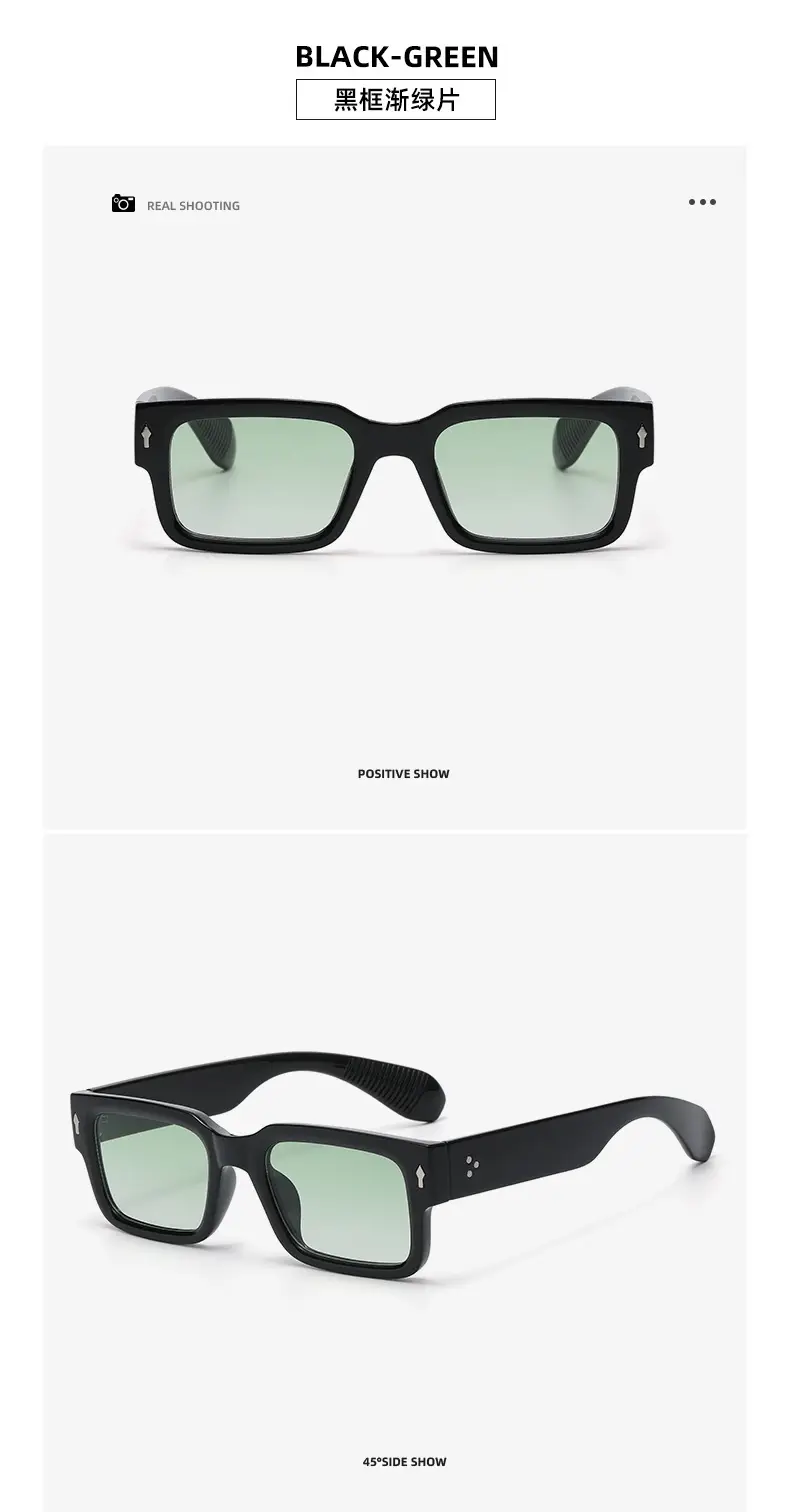 Black Square Sunglasses for Men Women Retro Cross-Border — feature 17