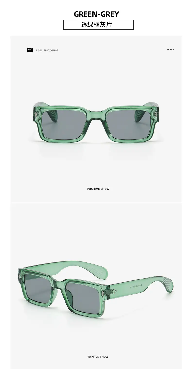 Black Square Sunglasses for Men Women Retro Cross-Border — feature 18