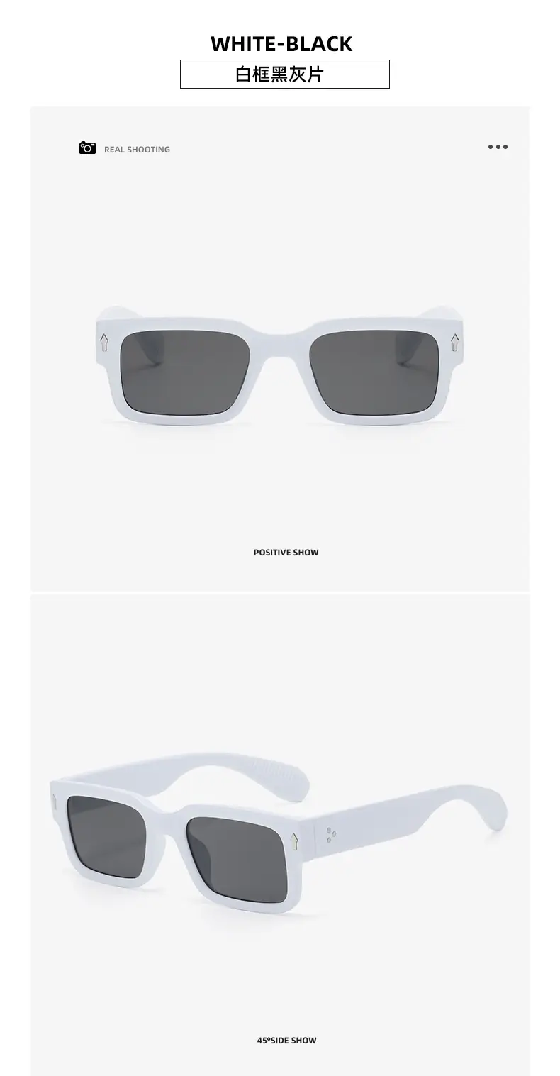 Black Square Sunglasses for Men Women Retro Cross-Border — feature 19