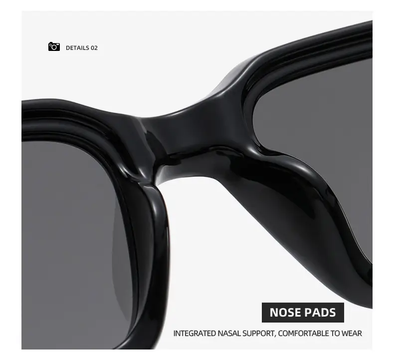 Black Square Sunglasses for Men Women Retro Cross-Border — feature 22