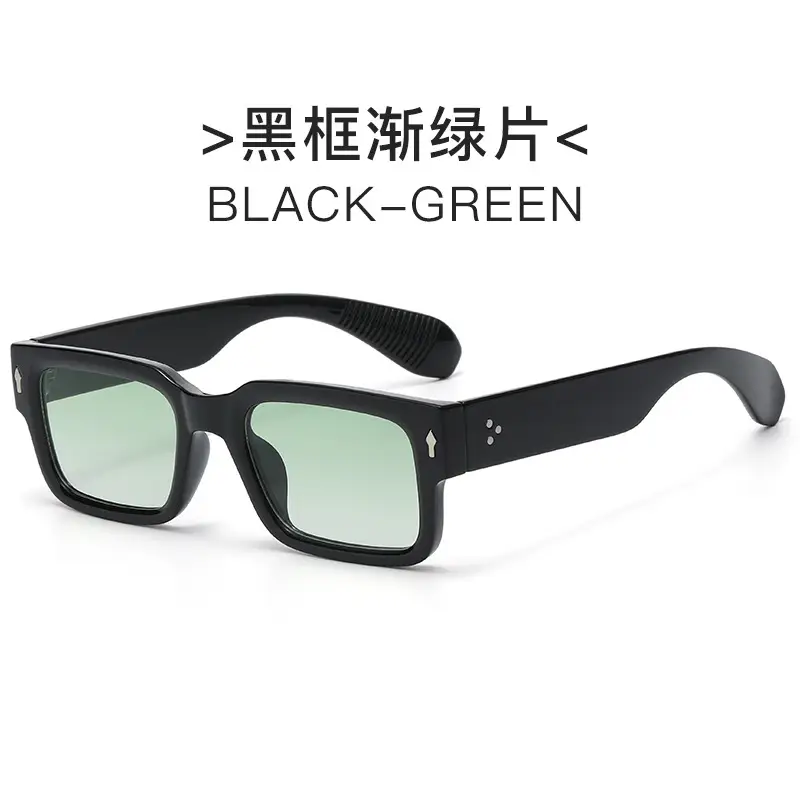 Black Square Sunglasses for Men Women Retro Cross-Border - Image 4