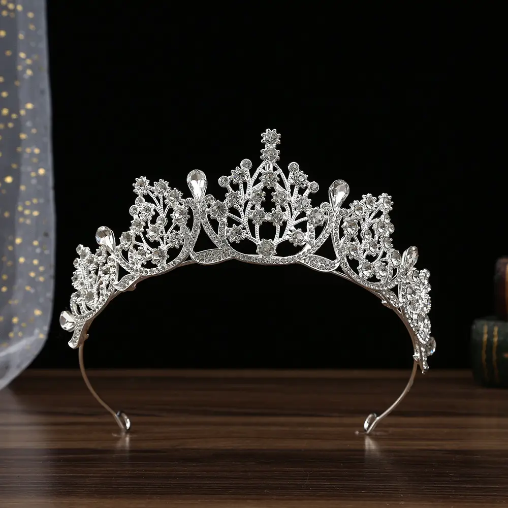 European Rhinestone Crown for Bridal Hair Accessories - Image 8