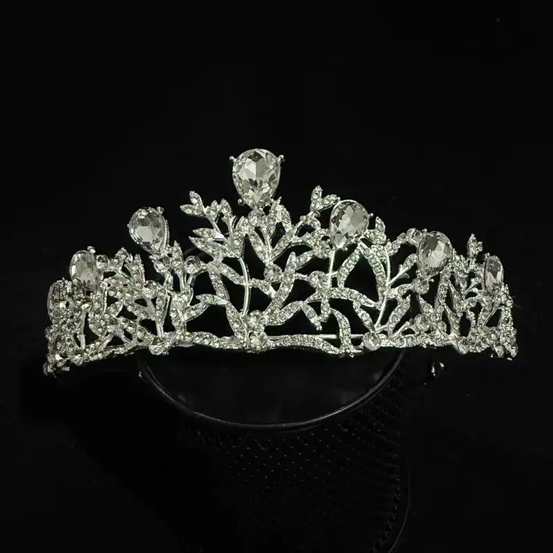 European Rhinestone Crown for Bridal Hair Accessories - Image 5